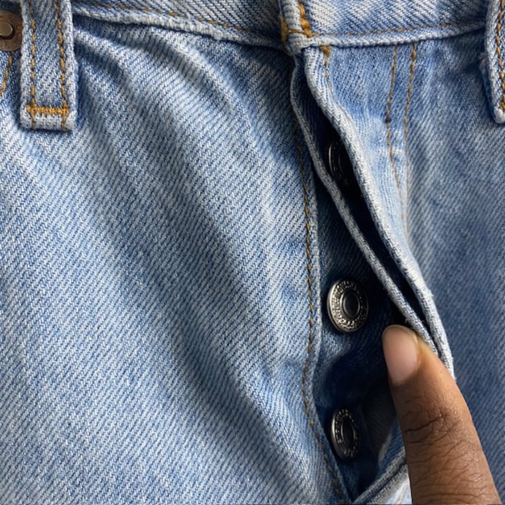 Levi’s Wedgie Fit Jeans ✦ Distressed Vintage Wash Straight Leg 26 - Picture 5 of 8